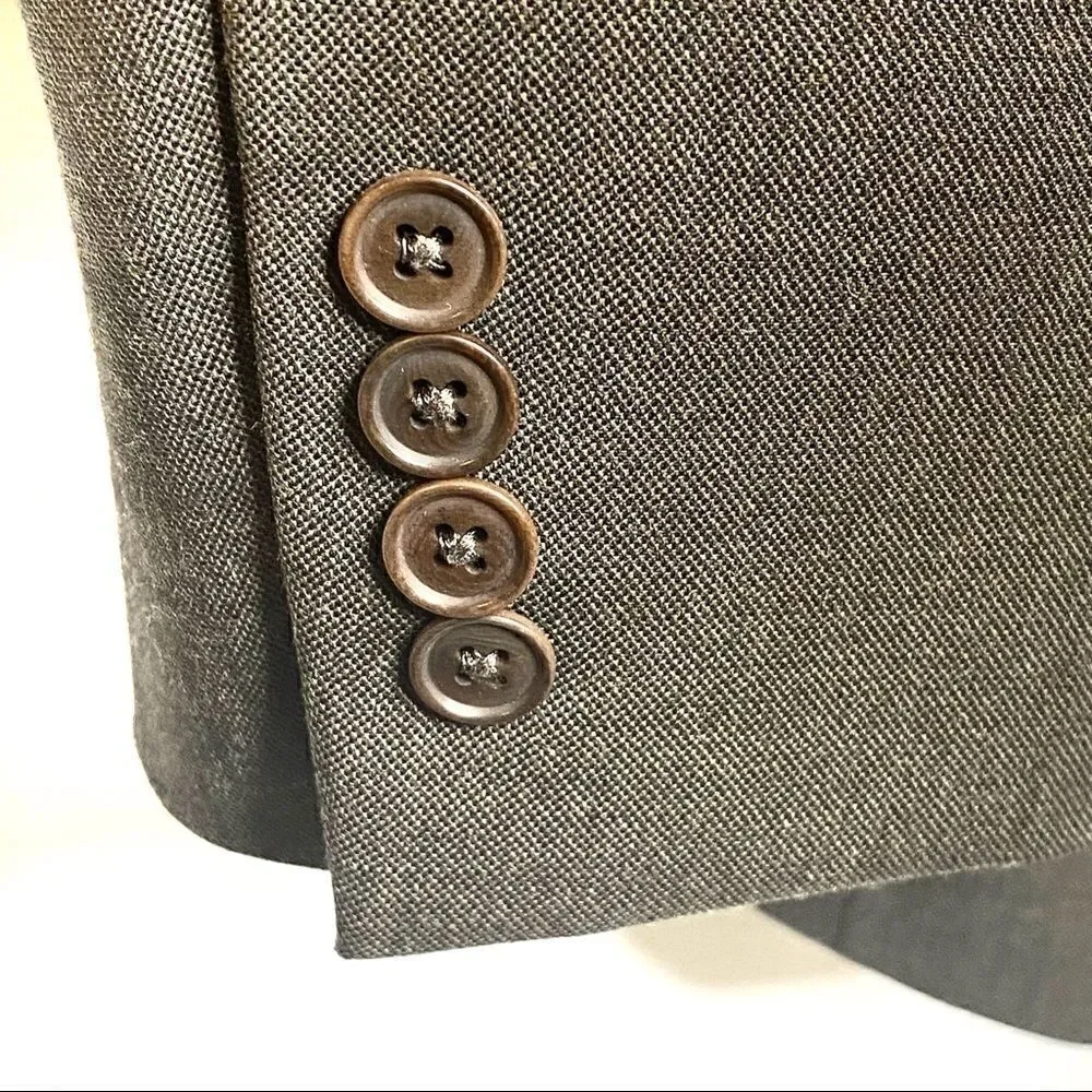 Brooks Brothers 346 brown wool 2 button sport coat size 42L